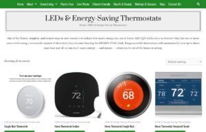 Image of energy-saving thermostats